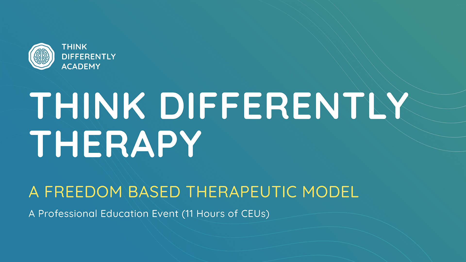 Think Differently Therapy A Freedom Based Therapeutic Model